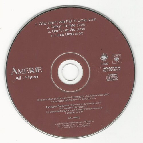 Amerie All I Have CD:SINGLE