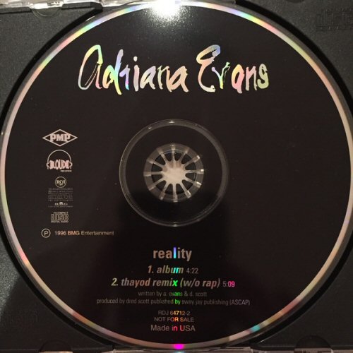Evans,Adriana Reality CD:SINGLE